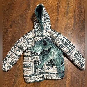 Universal Thread Green and White Graphic Jacket